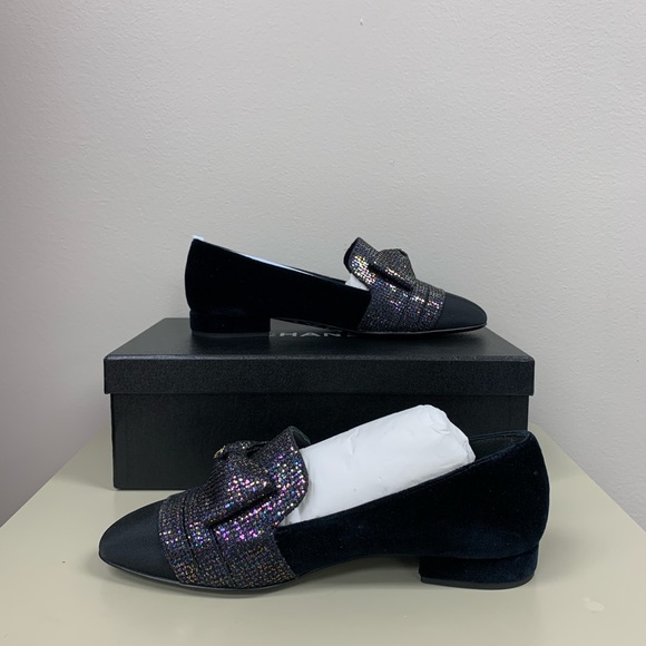 CHANEL Shoes - Chanel Moccasin Loafers with Bow